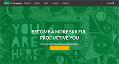 Desktop Screenshot of excelwithbusiness.com